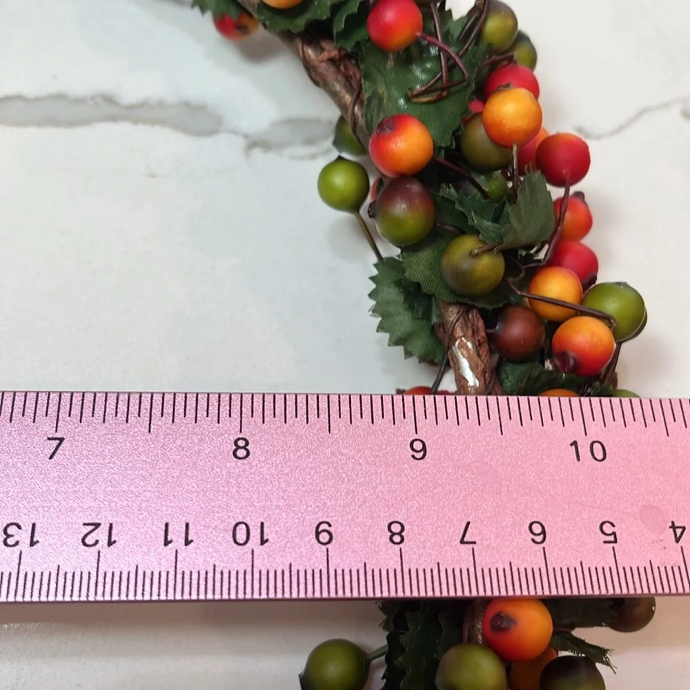 Shades of Fall Autumn Berry Wreaths Set of 3